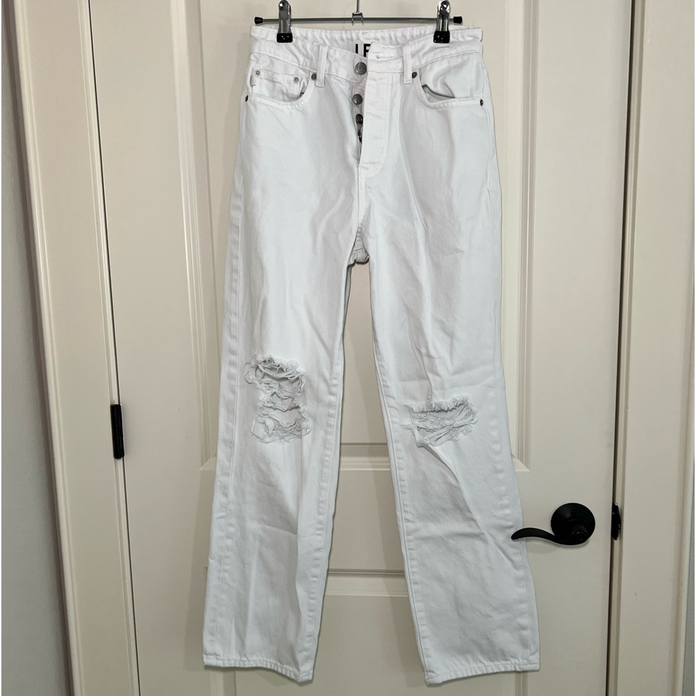 Lovers and Friends~ Ryan Distressed High Waist Straight Leg 25